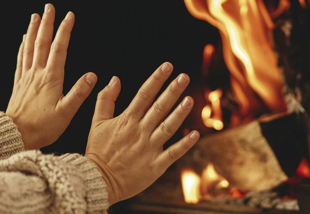 white electric fireplace